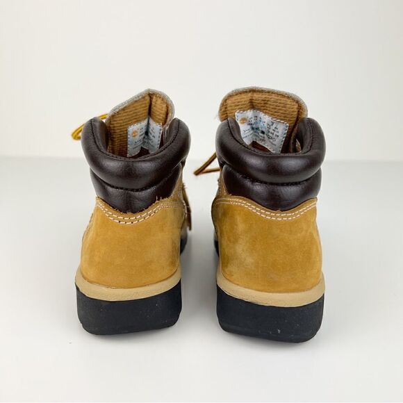 Timberland Field Boots Wheat Nubuck Lace Up Boots Toddler 9 - Picture 6 of 10